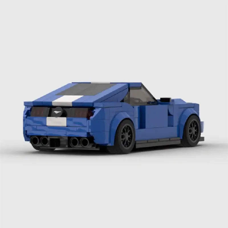 MOC MINI Cars Building Blocks Set MOC Ford Mustang Hoonicorn Car Speed Champion Racer FIT Brick Racing Super Building