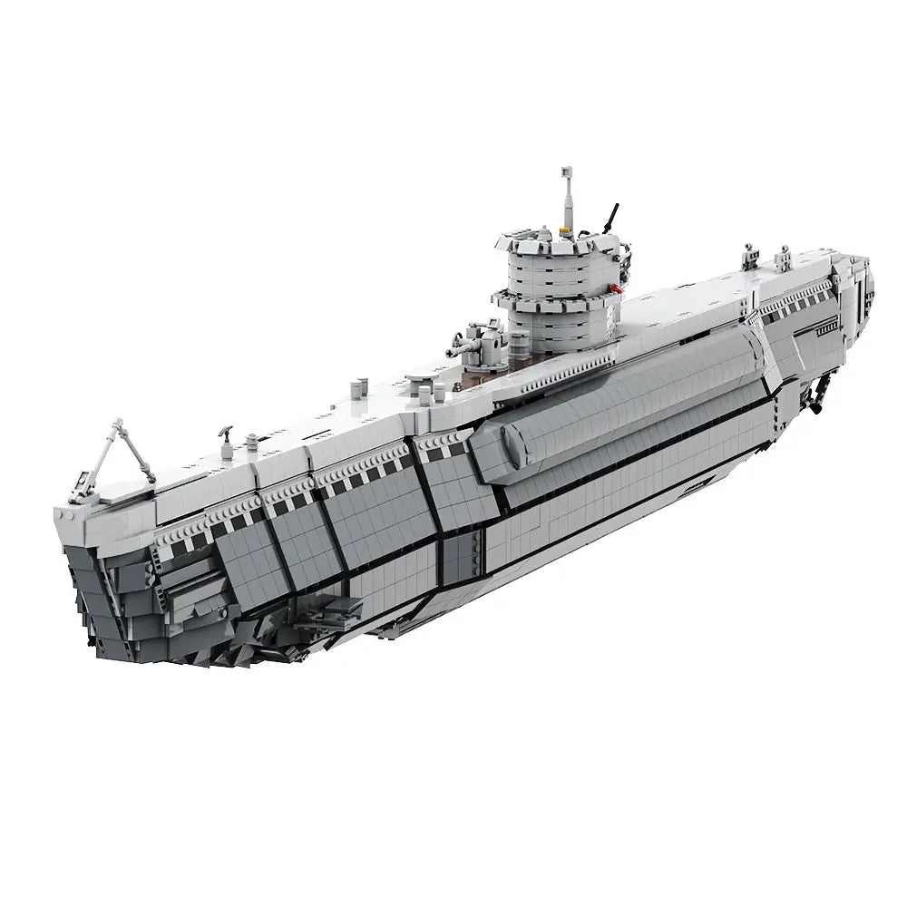 Build Your Own Bismarck U-Boat Model - 7186 PCS Military Battleship Bricks