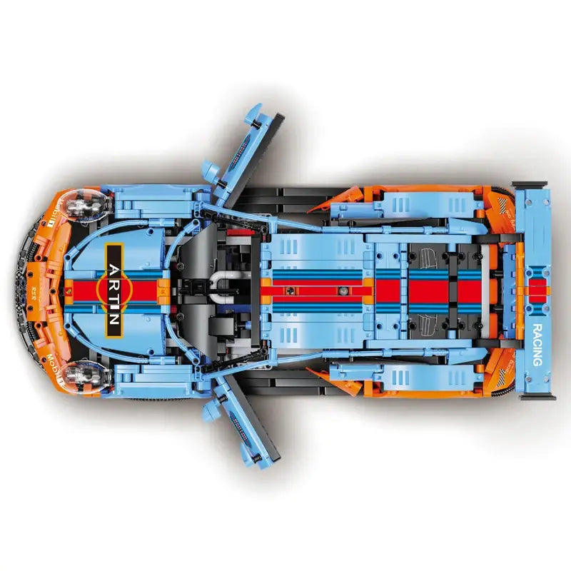 MOC Technic Porsche 911 RSR car building set