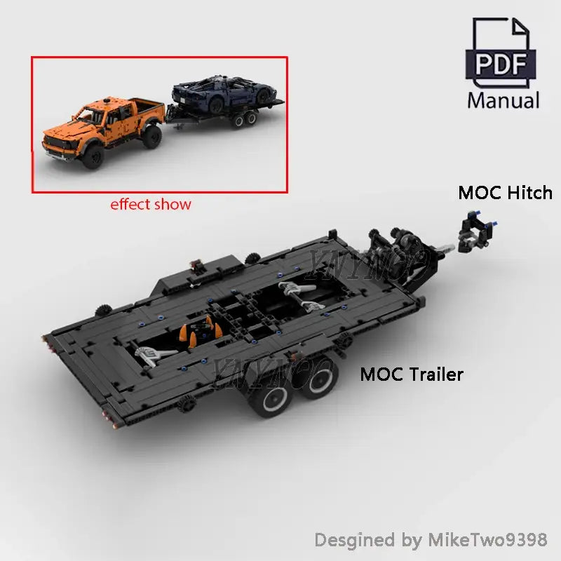 MOC Technical accessories for Ford Raptor Pickup Truck