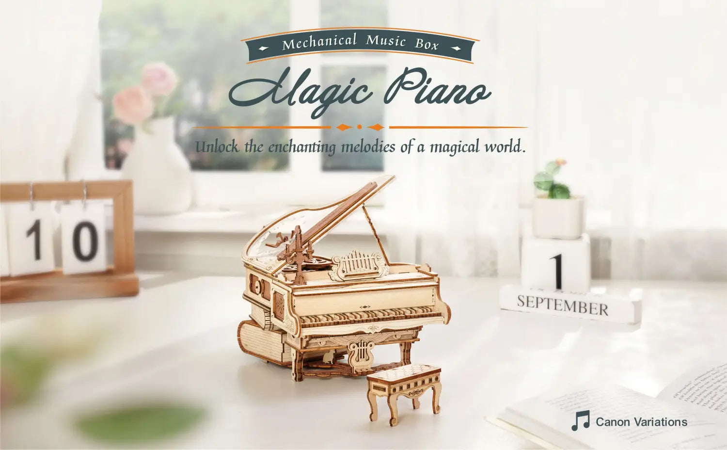 223pcs Robotime Rokr Magic Piano