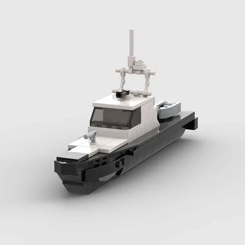 MOC MINI Cars Building Blocks Set MOC Police City Car Set M5 M8 PT Boat Model Building Blocks Defend City Rescue