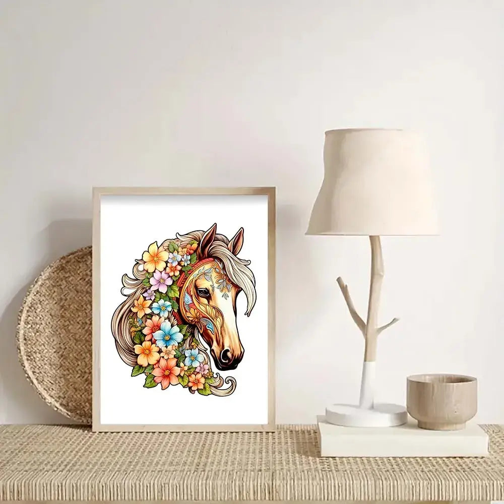 Horse - Wooden Animal Jigsaw Puzzles