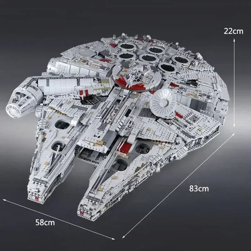 Milenium Falcon STAR WARS MOC building set 75192 - 7541 pieces