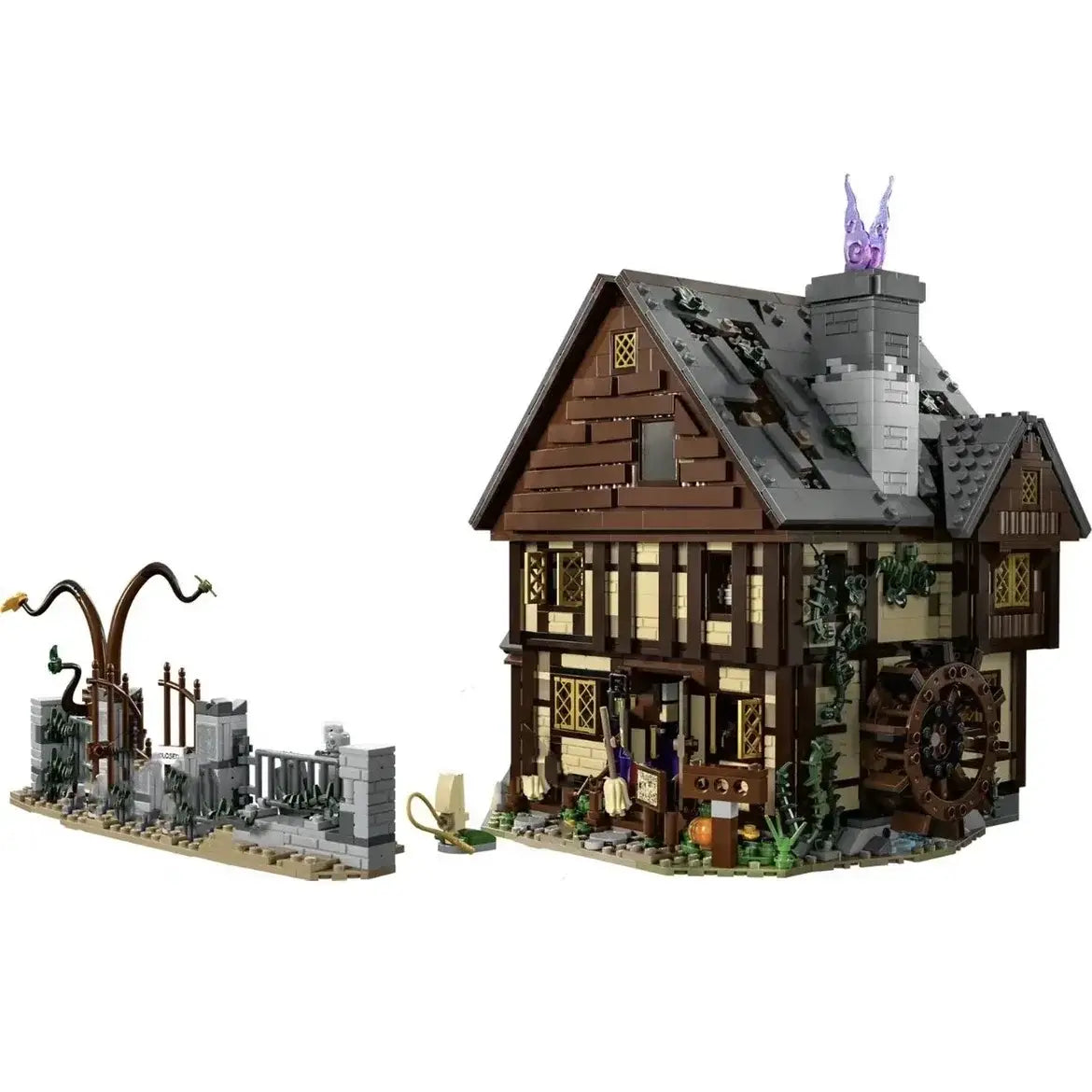 MOC Technic 21341 The Sisters Cottage Building Blocks Halloween building set for kid