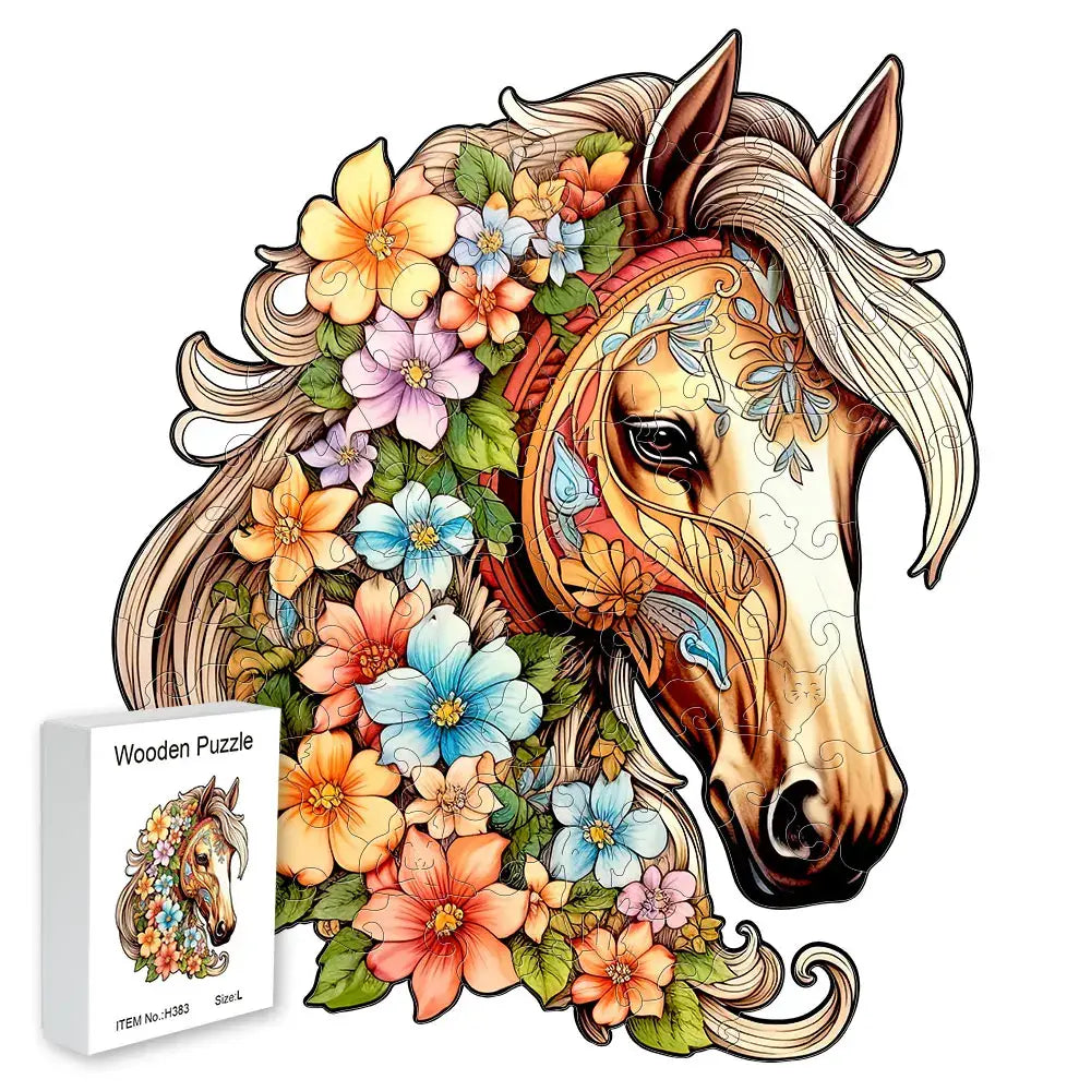 Horse - Wooden Animal Jigsaw Puzzles