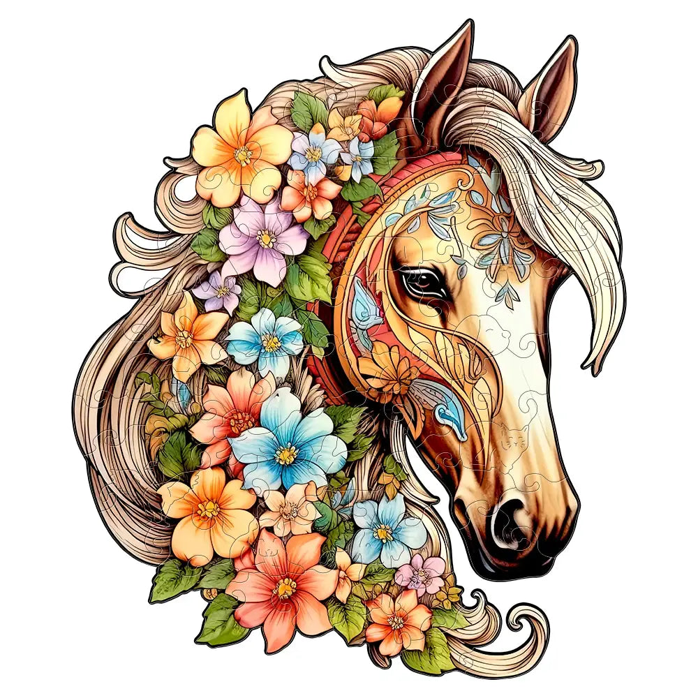 Horse - Wooden Animal Jigsaw Puzzles