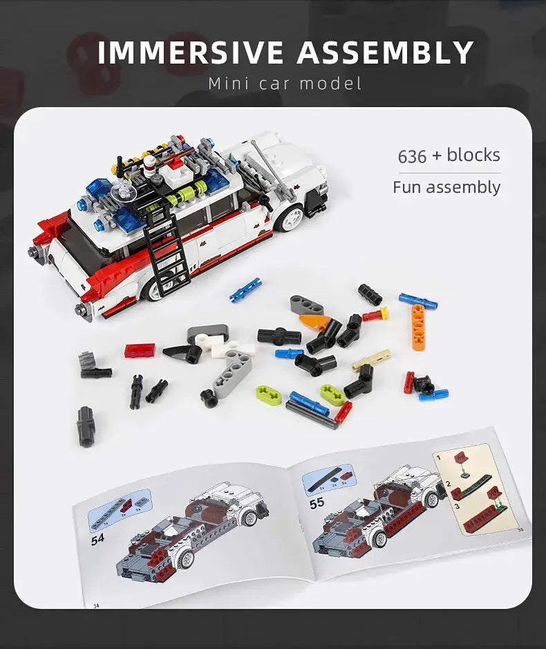 MOC Technic Ghost Busters building Blocks - 636pcs