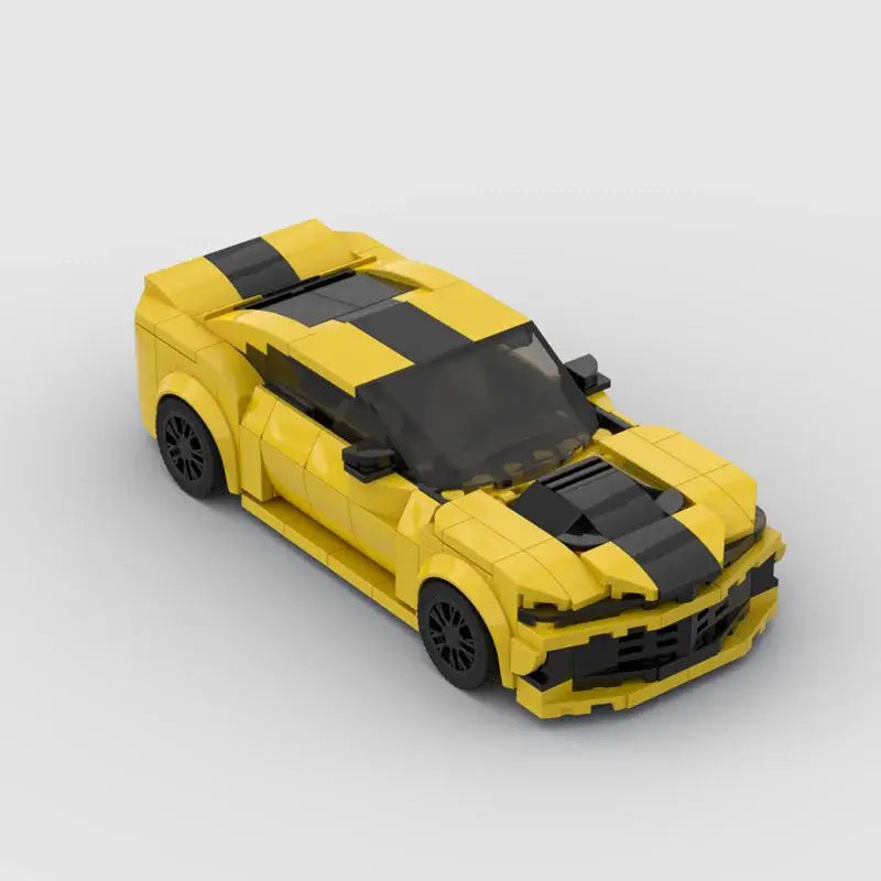 MOC MINI Cars Building Blocks Set MOC Camaro racing sports car Vehicle Speed Champion Racer Building Blocks Brick