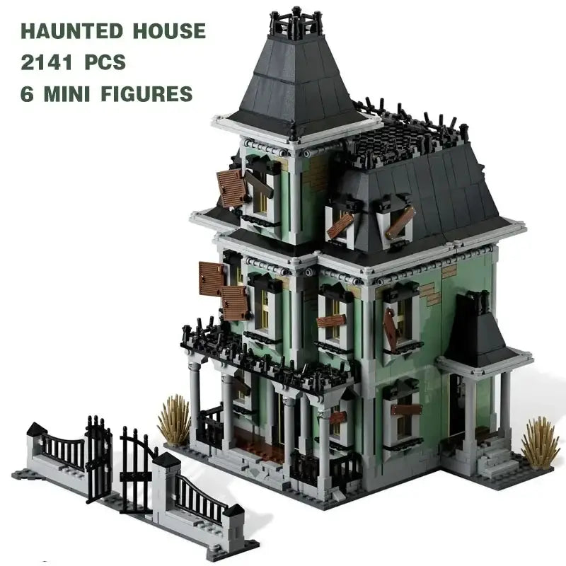 MOC Technic 10228 Monster Movie Series Haunted House building set