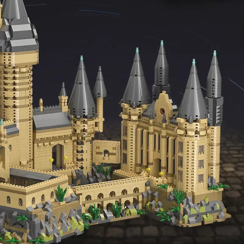 MOC TECHNIC Harry Potter Theme Movie Building Blocks - Magic Medieval Castle - 2 sizes