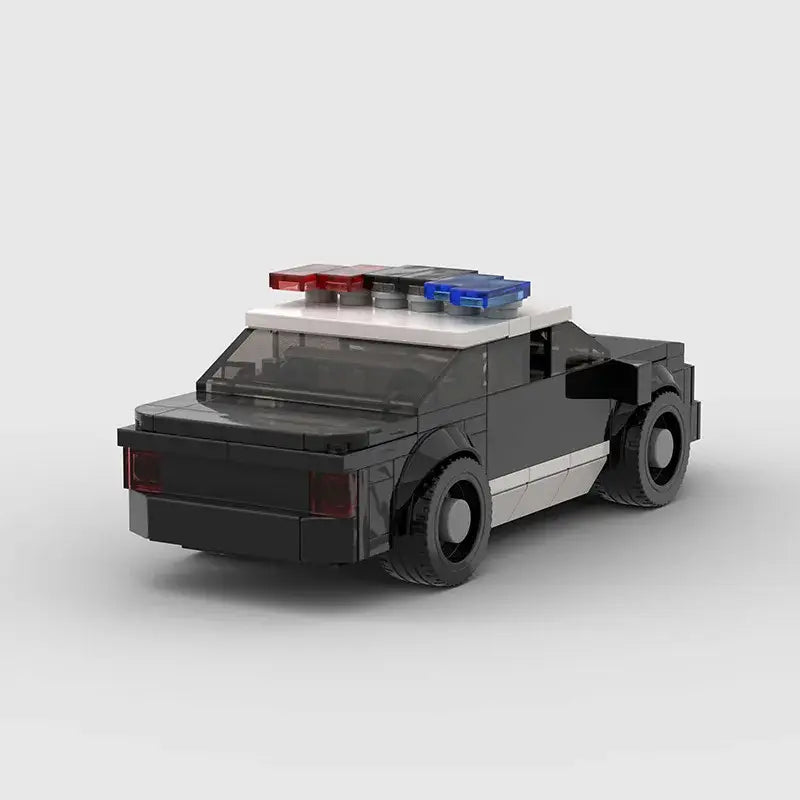 MOC MINI Cars Building Blocks Set MOC Police City Car Set M5 M8 PT Boat Model Building Blocks Defend City Rescue