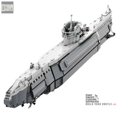 Build Your Own Bismarck U-Boat Model - 7186 PCS Military Battleship Bricks - BuildYourCastle