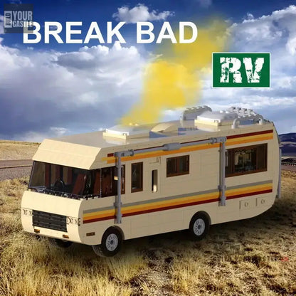 Breaking bad caravan model 500pcs MOC Technic kit - BuildYourCastle