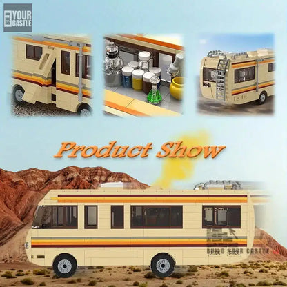 Breaking bad caravan model 500pcs MOC Technic kit - BuildYourCastle