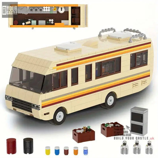 Breaking bad caravan model 500pcs MOC Technic kit - BuildYourCastle