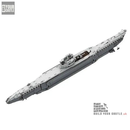 Build Your Own Bismarck U-Boat Model - 7186 PCS Military Battleship Bricks - BuildYourCastle