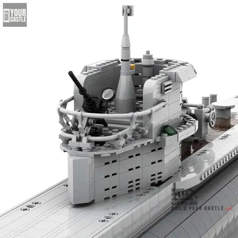 Build Your Own Bismarck U-Boat Model - 7186 PCS Military Battleship Bricks - BuildYourCastle