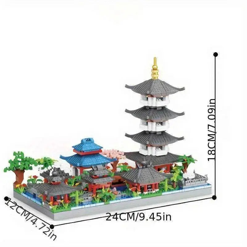 Chinese architecutre Hangzhou West Lake 2000pcs