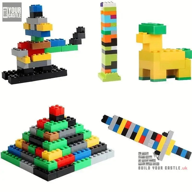 creative single blocks for children DIY 1000pcs - BuildYourCastle