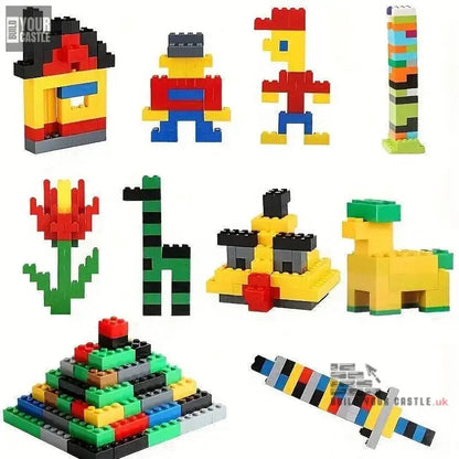 creative single blocks for children DIY 1000pcs - BuildYourCastle