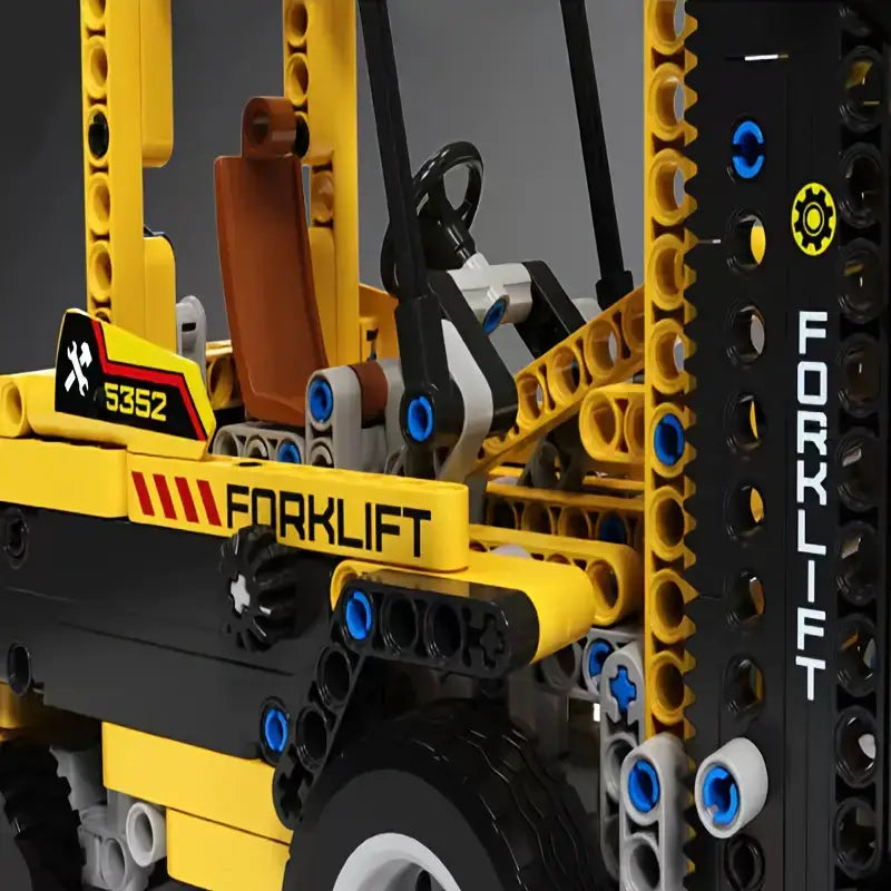 326pcs Yellow Forklift construction