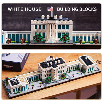 Build Your Own White House - 3520 Micro Building Blocks - Perfect Gift for Architecture Enthusiasts!