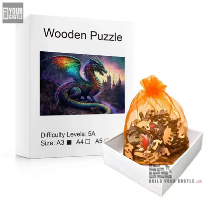 Dragon - Wooden Animal Jigsaw Puzzles - BuildYourCastle