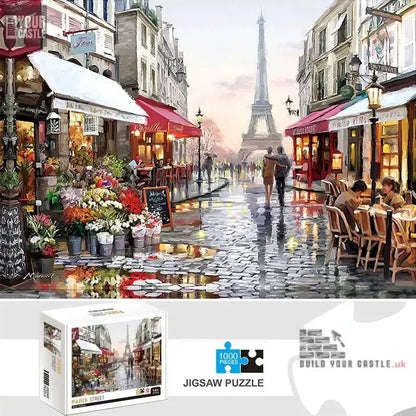 Experience Paris at Home: 1000-Piece Jigsaw Puzzle for Fun & Education - BuildYourCastle