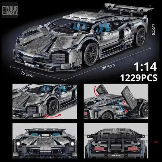 Lamborghini Building Blocks Car MOC City Speed Car Luxury Auto Racing - BuildYourCastle