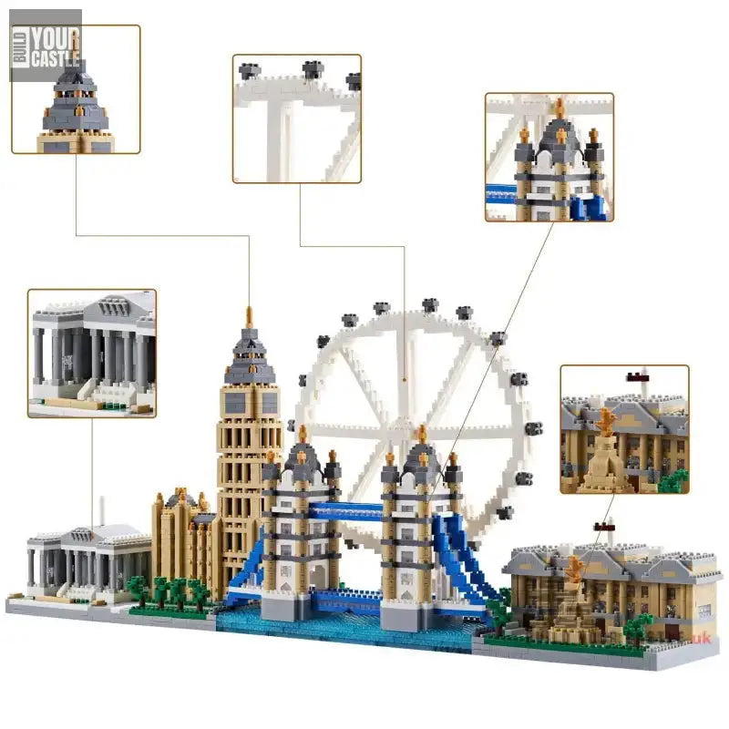 London bridge building set Architectural Model Kit - BuildYourCastle