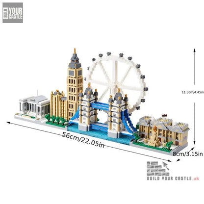 London bridge building set Architectural Model Kit - BuildYourCastle