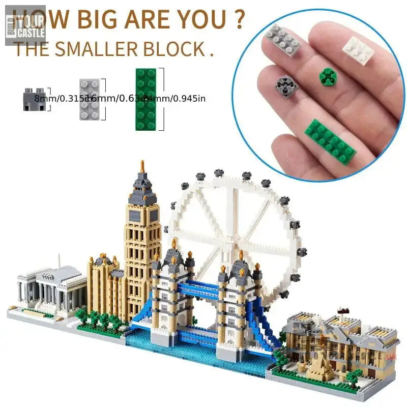 London bridge building set Architectural Model Kit - BuildYourCastle