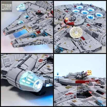 Milenium Falcon Led Light STAR WARS 75192 Led Light Kit - BuildYourCastle