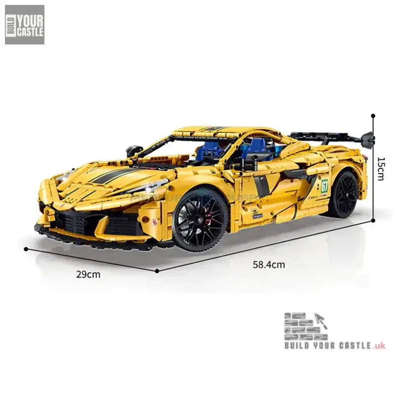 MOC 10622 Corvette C4 building set - BuildYourCastle