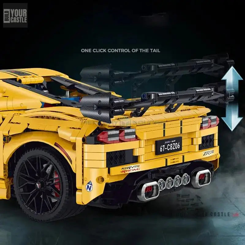 MOC 10622 Corvette C4 building set - BuildYourCastle