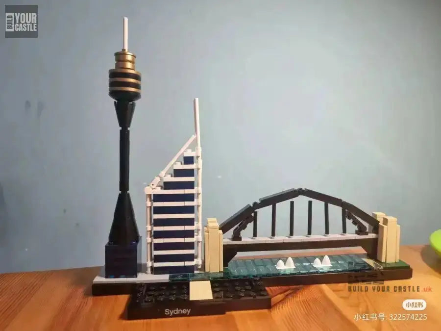 MOC Architecture building set Paris Dubai London Sydney Chicago - BuildYourCastle