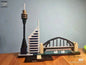 MOC Architecture building set Paris Dubai London Sydney Chicago - BuildYourCastle