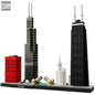 MOC Architecture building set Paris Dubai London Sydney Chicago - BuildYourCastle