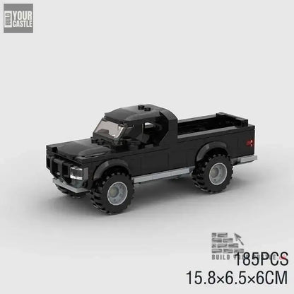 MOC BLOCKS BRICKS Minicar building set Pickup Truck - BuildYourCastle