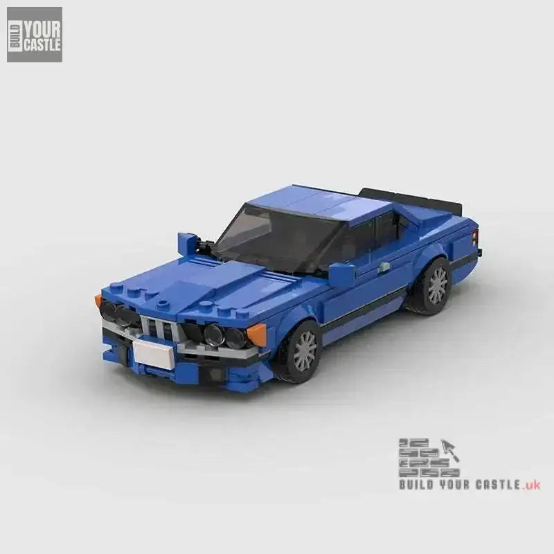 MOC BMW BLOCKS BRICKS Minicar Blue building set - BuildYourCastle