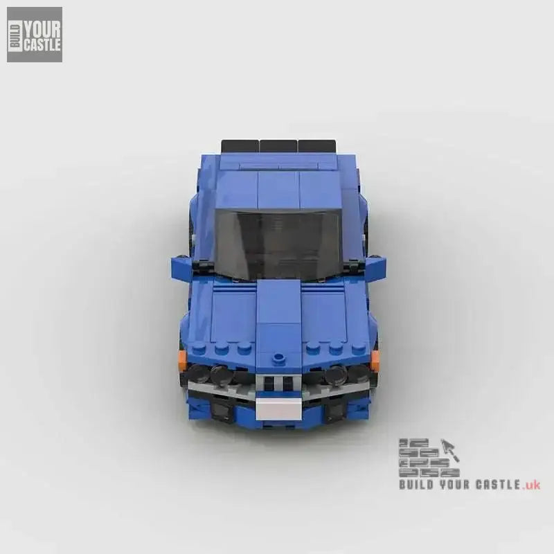 MOC BMW BLOCKS BRICKS Minicar Blue building set - BuildYourCastle