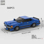 MOC BMW BLOCKS BRICKS Minicar Blue building set - BuildYourCastle