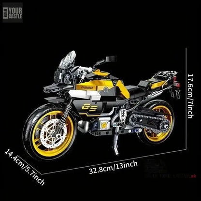 MOC BMW F850 GS motorcycle building set - BuildYourCastle