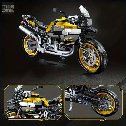 MOC BMW F850 GS motorcycle building set - BuildYourCastle