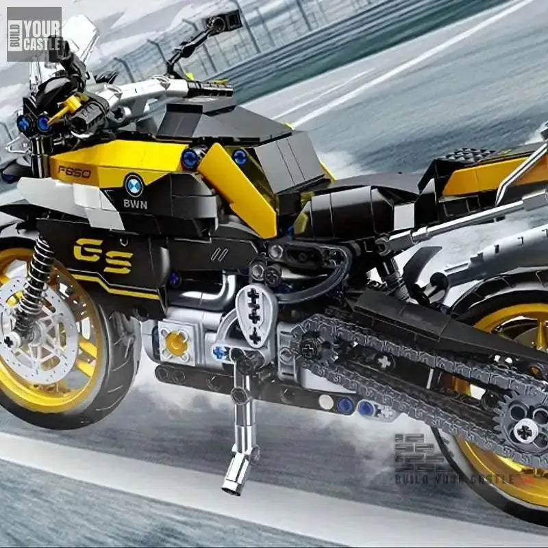 MOC BMW F850 GS motorcycle building set - BuildYourCastle