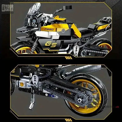 MOC BMW F850 GS motorcycle building set - BuildYourCastle