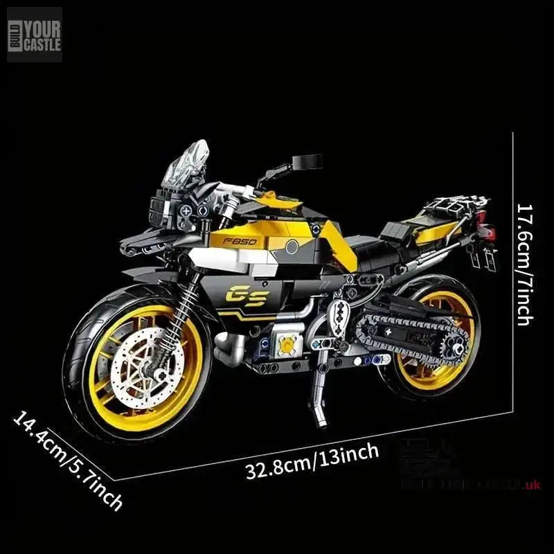 MOC BMW F850 GS motorcycle building set - BuildYourCastle