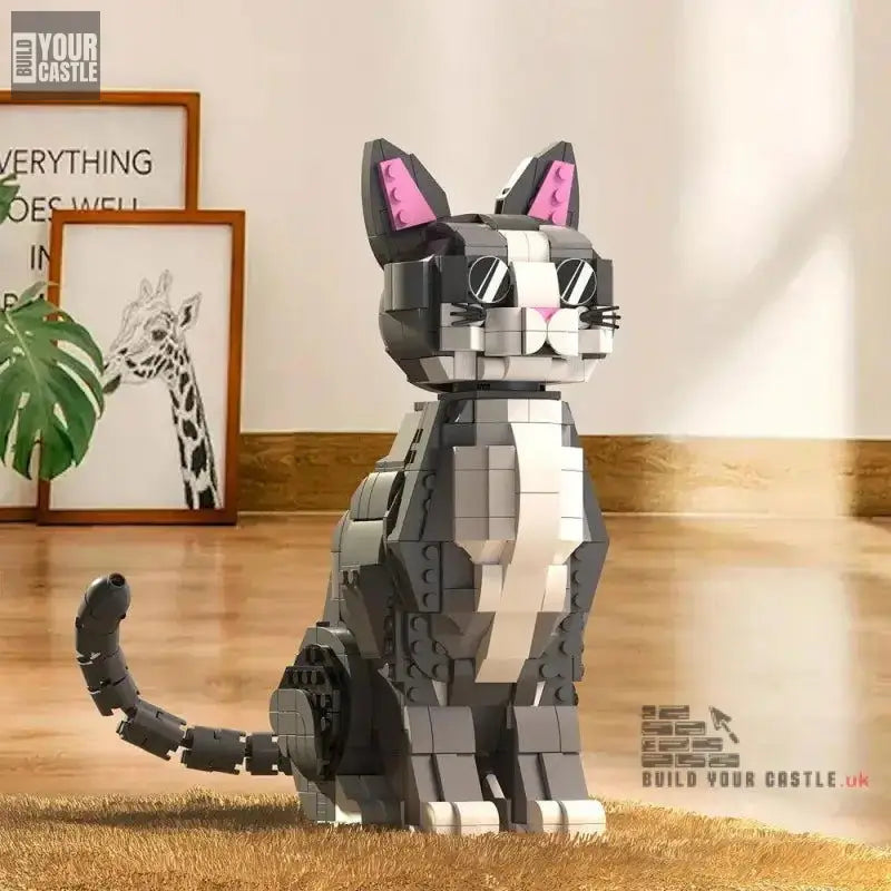 MOC CAT animal building set technic for kid - BuildYourCastle