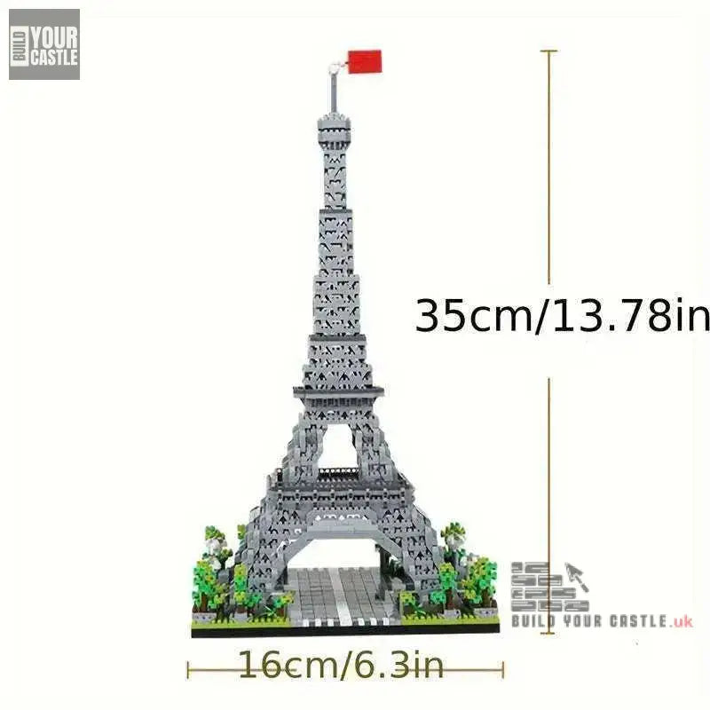 MOC Eiffel Tower Building set for kids - BuildYourCastle